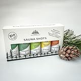 Weschdwood Sauna Shots - 5er Set 19ml Premium Bio Saunaaufguss, perfekt abgestimmt für abwechslungsreiche Saunagänge