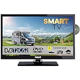 Gelhard GTV2422I Smart TV 24 Zoll DVB/S/S2/T2/C, DVD, USB, 12V 230 Volt WLAN