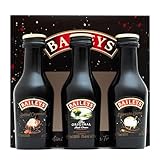 Baileys Gift Set - Original Irish Cream Likör, Espresso Crème & Salted Caramel – 3 Miniaturen à 5cl – Geburtstags-Geschenkset für Frauen & Männer, Vatertag, Mama-Geschenke zu Weihnachten