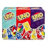Mattel Games UNO Kartenspiel mit Zwei Erweiterungssets und Sammelmetalldose für Kinder, Erwachsene und Familienspieleabende. 2 bis 10 Spieler, JCV60
