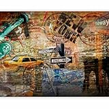 Fototapete - Tapete New York 400x309 cm - Foto Tapete Schlafzimmer Wohnzimmer Moderne Vliestapete XXL Wandtapete Motivtapeten Bildtapete 3d Effekt Wand Dekoration - Stadt USA Denkmale Architektur