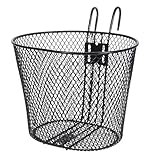 Alasum Fahrradkorb Vorne mit Haken Stabiler Langlebiger Lenkerkorb für Elektrofahrräder Leichte Tragfähige Fahrradkiste Vielseitiges Zubehör für Mountainbikes und Citybikes