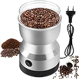 Kaffeemühlen Elektrisch 300ml Multifunktional Coffee grinder，Mit 4 rostfreien Stahlklingen Zum Mahlen von Kaffeebohnen, Nüssen, Gewürzen und Körnern