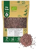 BIO Senfsamen 200g | Senfkörner für Curry, Dals, Chutneys, Pickles & Gewürzmischungen | Braune & Schwarze Körner in BIO-Qualität | DE-ÖKO-039 | OmVeda Gewürze