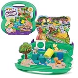 Kinetic Sand Hunde Park Koffer - mit 680 g Sand, 3 Hunden, 2 Sandwerkzeugen und Zubehör, ab 3 Jahren