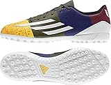Adidas Multinockenschuhe F5 Fußballschuhe TF (messi) Sogold/ftwwht/eargrn, Größe Adidas:7.5
