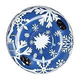 Aufblasbares Schneerohr – Aufblasbarer Schneeschlitten, aufblasbares Winterschnee-Spielzeug 47 Zoll | Robuste Schneeschlitten für Erwachsene, Schneeschlitten für Erwachsene