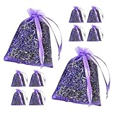 Ciieeo 1 Satz Lavendel Duftsäckchen Getrocknete Blüten Für Kleiderschrank Auto Und Kleine Räume Aromatherapie Und Dekoration Für Aufbewahrung Und Frischen Duft 10 Stück