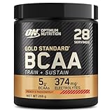 Optimum Nutrition Gold Standard BCAA Pulver, Geschmack Peach and Passion Fruit, 266g, 28 Portionen