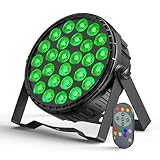 DELIBANG 216W LED Par Strahler, 27 x 8W RGBW LED Par Scheinwerfer Bühnenlicht DMX512 Discolicht Partylicht für Party, Bar, Weihnachten, Halloween, Hochzeit