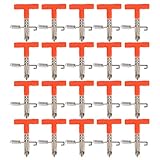 HOHXFYP Kaninchen Nippeltränke,20 Stück/Set,Metallplastik Kaninchentränke,3 Wege Frühlings Kaninchen Wassernippel,Kaninchen Wassernippeltränke für Kaninchen,Schwein,Meerschweinchen,Geflügel