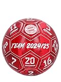 FC Bayern München | Ball | Fußball | Signature 2024-25 | Rot | Größe 5