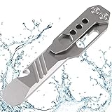 Kleine Titan-Hebelstange – Titan-Hebelstange Brechstange Multitool | Schwerlast-Flaschenöffner Multifunktions-Schlüsselanhänger Werkzeug, Outdoor-Camping-Werkzeug, Auto-Geschenke