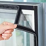70x185cm Fliegenschutzgitter für Fenster Fliegengitter Fliegenschutz Insektenschutz, mückengitter, moskitonetz, Spannrahmen, ohne Bohren und Schrauben