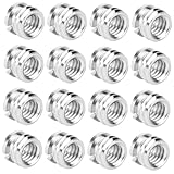 DECORNIJIA 20 Stück Teiliges Adapter aus Aluminiumlegierung Gewindeadapter für Mikrofonständer und Kamera Stative Korrosionsbeständig Rostfrei Vielseitig Einsetzbar