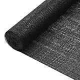 Helloshop26 Sichtschutz, schwarz, 2 x 25 m, Pehd, 75 g/m², 02_0007899