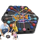 Knoten Seil Entwirrspiel | Interaktives Geschicklichkeitsspiel mit Knobelaufgaben für Strategie & Feinmotorik,Motorikspielzeug zur Eltern-Kind Interaktion für Kinder & Erwachsene