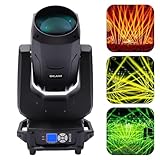 260w Moving Heads LED Strahler, Bühnenlicht Beam, Discolicht Partylicht mit 14 Farben und 14 Gobos, Professionelle 18/22 Kanäle, Partylichter DMX512/Soundsteuerung für DJs KTVs Halloween Club Hochzeit