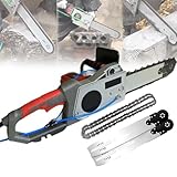 Elektrische Beton-Kettensäge mit Diamantkette & Wasserstaubunterdrückung zum Schneiden von Granit, Ziegel & Stahlbeton