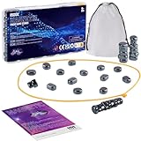 OSDUE Magnetisches Schachspiel, 24 Stück Tisch Magnetspiel Schach-Set Magnetisches Stein-Brettspiel Kampfschach Mit Magnetisch Magnetisches Steine Reisen Schach Magnetisch für Familien und Party (B)