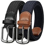 CHAOREN Elastischer Flechtgürtel für Herren,Lochfrei, robust beweglich für jeden Einsatz.