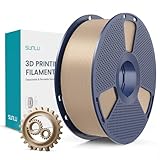SUNLU PLA+ Filament 1.75mm, Verbesserte Haltbarkeit und Hohe Festigkeit, PLA Plus 3D Druckerfilament für 3D FDM Drucker, 1KG Spule, pla+ Eiche