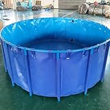 Koi-Teichpool für Fische, 1,8 x 0,8 m, strapazierfähiges Segeltuch, oberirdischer Swimmingpool mit Unterstützung, ideal für Koi-Kultur und landwirtschaftliche Bewässerung