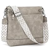 TANTOMI Umhängetaschen für Damen, Handtaschen für Damen Schultertaschen Hobo-Taschen Veganes Leder Mittelgroß mit 6 Kartenfächern