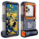 ShellBox wasserdichte Handyhülle Unterwasser Wasserfeste 15m Handy Wasserschutzhülle Handytasche Wasserdicht Schwimmen Baden nur für iPhone 17 Pro 17 Air 16e 16 Pro 16 17 Pro Max 15 Pro 15 Pro max