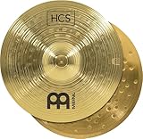 Meinl Cymbals HCS Hihat — 15 Zoll (Video) Schlagzeug Becken – Paar – (38,10cm) Messing, Traditionelles Finish (HCS15H)