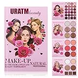 RoseFlower Profi Schminke Set Makeup Paletten Make Up Set Schminkkoffer Teen Make-up-Palette Tragbare Reise-Make-up-Etui mit Lidschatten-Palette, Rouge, Lippenfarbe, Highlighter, Konturen