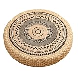 Generisch Bodenkissen Zum Meditieren - Rundes Sitzkissen Für Meditation & Yoga - Boho Möbel Wohnkultur Deko Für Kamin Outdoor Yoga Wohnzimmer Teezimmer