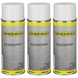3x Silikonspray Schmiermittel Schmierstoff Siliconespray Gleitmittel Spray 400 ml