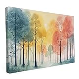 Keilrahmen Bestseller, Wandbild gedruckt auf Künstlerleinwand, hochwertiger Kunstdruck, Stabiler 2cm Holzrahmen mit kratzfestem 280g starkem Canvas (80L x 120B cm | Dreamsy)