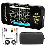 BSIDE OT3 Handheld Digital Oszilloskop Klein Mini 10MHz Bandbreite 48MSa/s Abtastung Tragbares Oszilloskop Wiederaufladbar Ultraschlank mit 3.2 Zoll Full View Farb-LCD für KFZ Audio Elektronik