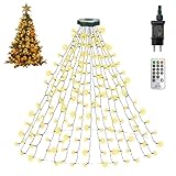 TEINNGO 400 LED Lichterkette Weihnachtsbaum mit Fernbedienung, Weihnachtsbaum Beleuchtung Dimmbar 16 X 2M, LED Tannenbaum Lichterkette mit 8 Modi & Timer & Memory Funktion für Weihnachtsbaum Deko