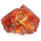 Simulation Flamme Lampe Halloween Laternenlampe Camping Dekorative Lichter Batteriebetriebene Holzkohle Led Lampe, Kein Ruß und Asche, Dekorative Lichter