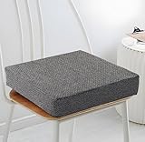 Schwar Textilien ® | Orthopädische Sitzerhöhung | Grobgewebt | 40x40x10 cm | Anthrazit