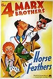 American Gift Services Filmposter Pferdefedern Vintage Groucho und Marx Brothers 24x36