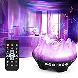 Aurora Projektor mit Fernbedienung, Polarlicht Lampe mit Bluetooth-Lautsprecher & 6 Weißes Rauschen, Nordlicht Projektor mit Warmweißes Nachtlicht Lampe für Kinder Erwachsene, Party Geburtztag
