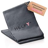 H E L P Y® - Putztücher [2er Set] - streifenfreie Fensterputztücher - fusselfreie Reinigungsergebnisse - Microfasertuch für Küche, Bad, Auto, Fenster - grau