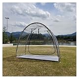 QSTGX 200x80x165CM Garagenzelt Gartenhaus Kunststoff Mit Regenschutz für Motorräder, Gartengeräte, Spielzeug, Rasenmäher(B)