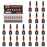 BAIDETS Pro T10 Bit-Sortiment - Schraubendreher Bits Set 20 Stück, 25mm Länge, Schrauber-Bit, 1/4' Sechskantschaft, mit Spender-Box