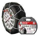 RD9 - mm Metall-Schneeketten, Größe 130, Set 2 Stück, Handschuhe inklusive