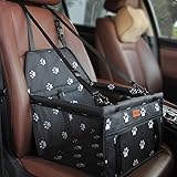 BYGD Hunde Autositz, Neu hochwertiger atmungsaktiver Faltbarer Hundesitz, Hundesitz-Reisetasche für die Vorder- und Rücksitze des Autos, Robust （40×30×25cm）