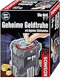 Die drei ??? Geheime Geldtruhe von KOSMOS, Mit digitaler Zählfunktion, Für Münzgeld, Spardose, Sparbüchse, Geschenk für Kinder, Jugendliche und Fans ab 8 Jahren, Detektiv-Ausstattung