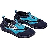 Cressi Coral Jr - Kinder Badeschuhe für Pool und Strand, Mehrfarbig (Blau/Hellblau), 30 EU