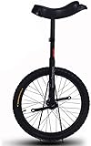 WJYCGFKJ Einrad 18 Zoll Einrad Unicycle Balance Training Einradständer Höhenverstellbar Robuste für Erwachsene Kinder und Profis Outdoor Sportarten, Balance Exercise Fun Bike Fitness Scooter Zirkus.