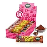 Naturata Bio Cocoa & Coffee Bio-Schoko-Riegel 24 x 33g | 100% Vegan, Fair-Trade & Bio-Qualität | Hergestellt in der Schweiz | Mit Kakao-Bohnen & Arabica Kaffee