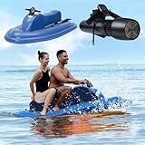 Motorisiertes aufblasbares Aufsitz-Wasserfahrzeug, Wasser-Schlauchboot-Kombi mit Unterwasserpropeller, Akku mit großer Kapazität, maximale Tragkraft. 330 lbs, Meerestauchen, Wassersport,700WPRO16A